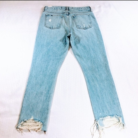 LOVERS + FRIENDS High-Rise Tapered Distressed Jeans in Siena Size 26 - Picture 8 of 16
